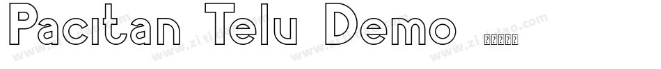 Pacitan Telu Demo字体转换
